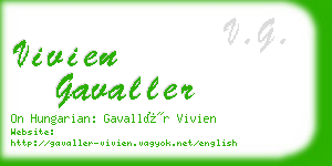vivien gavaller business card